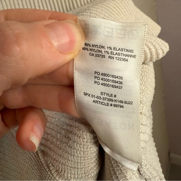 Babaton Cream Sculpt Knit One-shoulder Tank , Women’s Size Small - Picture 7 of 7